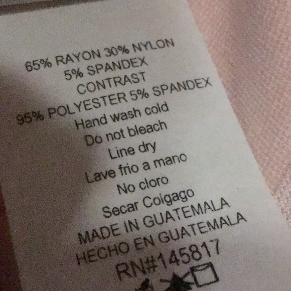 Privy Blush Pink High Neckline Mesh Cutout Midi Dress NWT - Picture 9 of 9